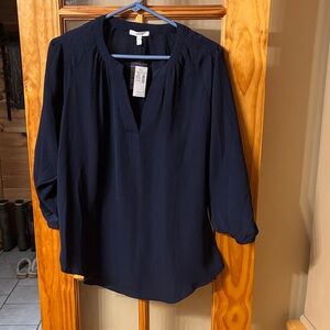Women's Navy Blouse